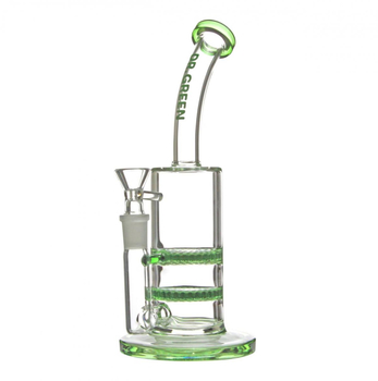 Бонг Dr.Green Double Honeycomb Percolator 2 Дисконт - Уценка - Магазин вапорайзеров, бонгов и лучших аксессуаров для курения  rastastore.ru