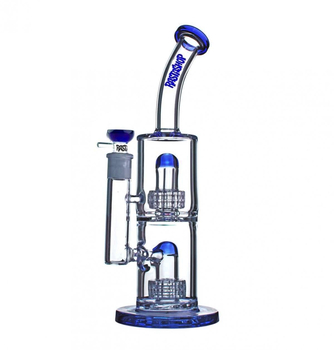 Бонг Rastashop Double Shower Head Bend Percolator Дисконт - Уценка - Магазин вапорайзеров, бонгов и лучших аксессуаров для курения  rastastore.ru
